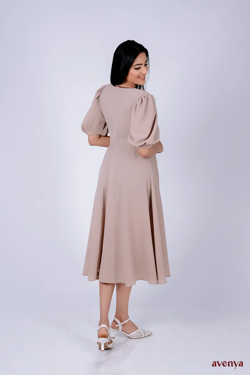Neera-Mocha-Dress