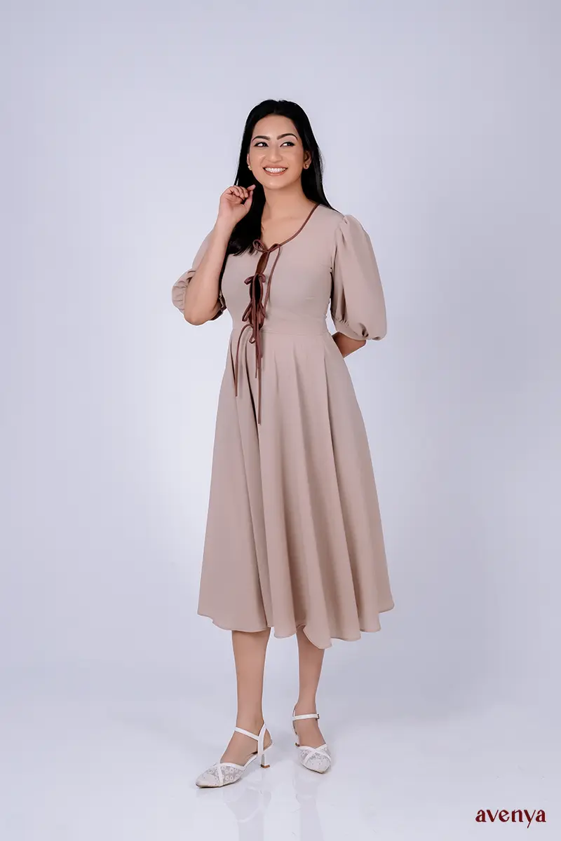 Neera-Mocha-Dress