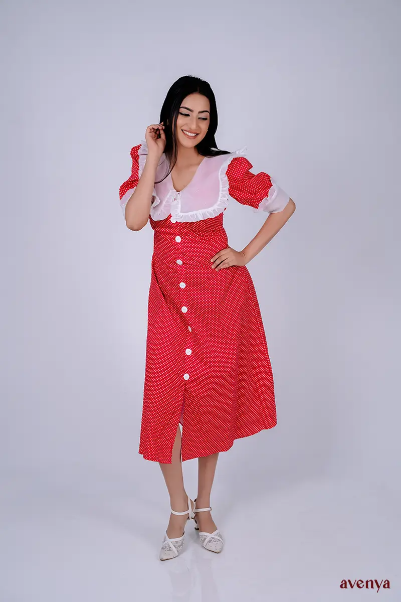 Red-Polka-Dot-Tea-Dress-
