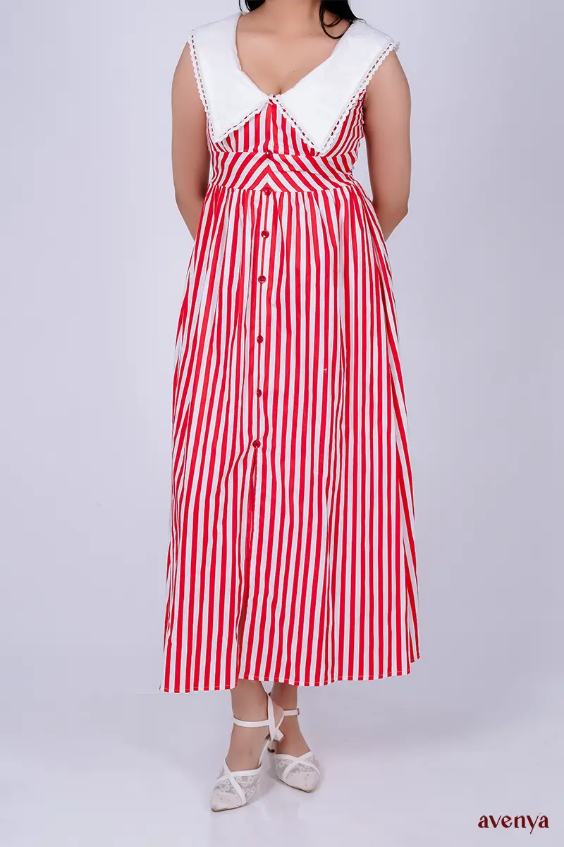 Striped-Sailor-Collar-Maxi-1