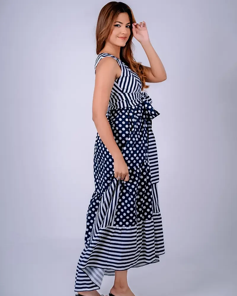 The-Mixed-Print-Stripe&Polka-Midi
