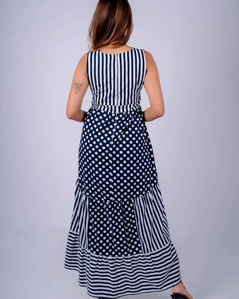 The-Mixed-Print-Stripe&Polka-Midi